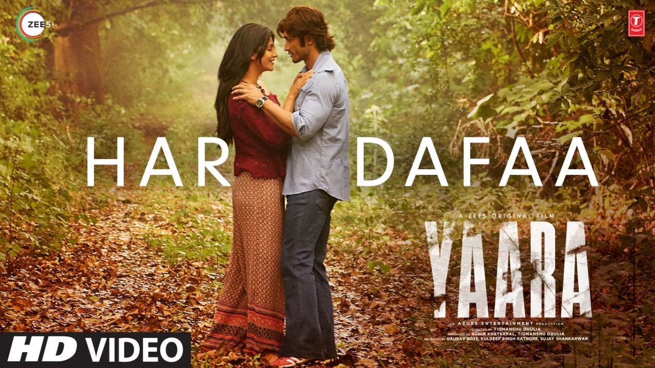 Har Dafaa | Yaara | Vidyut Jammwal, Shruti Haasan | Shaan, Shruti Rane|Gourov-Roshin Har Dafaa | Yaara | Vidyut Jammwal, Shruti Haasan | Shaan, Shruti Rane|Gourov-Roshin
