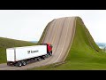 Cars vs Giant Bulge, Reverse Speed Bumps and Deep Water ▶️ BeamNG Drive