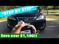 How to change / replace the headlamp ballast on a Lexus IS250 /IS350 / ISF *STEP-BY-STEP*