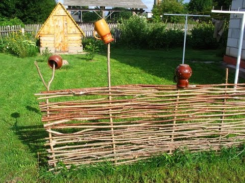Заборы на даче своими руками фото Заборы на даче своими руками фото