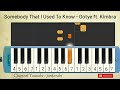 Somebody That I Used To Know | Gotye feat Kimbra | pianika songs
