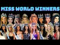 ALL Miss World Crowning Winners (1951-2022) - original footage