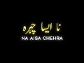 Na Aisi Zulfein Na Aisa Chehra || Dar E Nabi Par Naat Urdu Lyrics || Black Screen Status