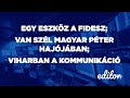 Egy eszköz a Fidesz; Van szél Magyar Péter hajójában; Viharban a kommunikáció | EDITOR