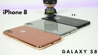 iPhone 8 vs Galaxy S8: All colors!!!