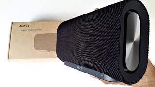 Powerful Aukey Eclipse Portable Bluetooth Speaker 20W with Dual Subwoofers