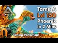 Ark THE BEST WAY EVER TO TAME A PHOENIX How To Tame A Phoenix SOLO! #Ark