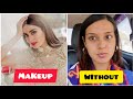 Pakistani actress without makeup and with makeup #thinkingbrain#short