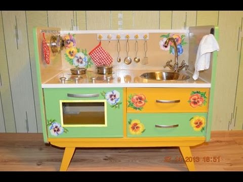Игровая кухня для детей своими руками Игровая кухня для детей своими руками