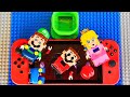 Lego Mario needs the green mushrooms on Nintendo Switch. Who will help them? #legomario