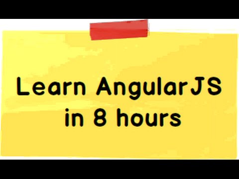 Download Learn Angularjs step by step ( Training video) free