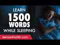 German Conversation: Learn while you Sleep with 1500 words