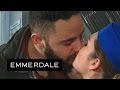 Emmerdale - Adam And Victoria Kiss And Make Up