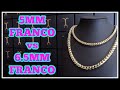 The difference between the two might surprise you...5MM Franco vs 6.5MM Franco
