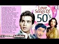1950's Romantic Era Video Songs Jukebox  - Super Hit HD Songs - B&W - Part 2