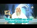 What does Islam say about Worldly education? - Assim al hakeem