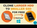 [How to] Clone HDD to SSD for free | Larger HDD to Smaller SSD | Windows 10 | DiskGenius (2022)