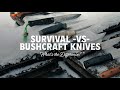 Survival vs Bushcraft Knives. What is the Difference?