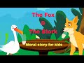The Fox and the Stork#shortstories #bedtimestories #moralstory#The clever stork & the fox#kidsstory