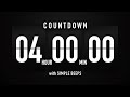 4 Hours Countdown Timer Flip Clock ✔️