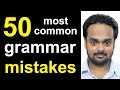 50 MOST COMMON MISTAKES in English Grammar - Error Identification & Correction