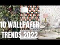 10 Wallpaper Trends in 2022. Pattern, Color, Style for 2022 Home Wallpaper.