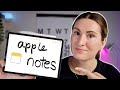 Apple Notes: the ONLY notes app you NEED | tips for students and everyone else too