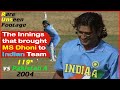 Dhoni's Rare Footage of 119* vs Pakistan in 2004 : Extended Highlights | Bright Quality