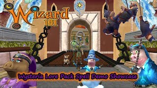Wizard101 - Wysteria Lore Pack New Spells Pigsie, Ninja Piglets, Angry Snowpig