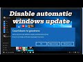 hot to fix countdown to goodness windows 10|Disable automatic windows update.
