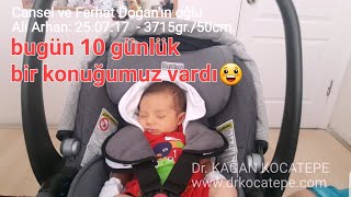 Daha "dün" anne karnında bugün dünyamızda.. ALİ ARHAN doğdu ve bugün konuğumuz oldu😀👍