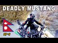 DEADLIEST MUSTANG RIDE 😱🇳🇵POKHRA TO NEPAL ON MY MOTORCYCLE  🏍️  EP-5