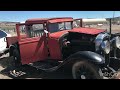 Antique 1930 Buick PICKUP truck video 1