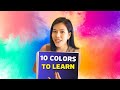 Learn the THAI WORDS for all the COLORS