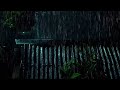 Amazing relaxation with rain and thunder on the tin roof at night,meditation,for sleep,asmr