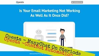 Opesta - Facebook Messenger Automation Tool  For ChatBot Email Marketing