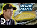 Shawn Pomrenke's Crew Hauls An Impressive $150,000 Worth of Gold | Gold Divers