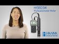 How To - Using the Hanna HI98194 Waterproof Portable Multiparameter Meter