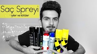 Favori Saç Spreylerim │ Sprey Almadan Önce Mutlaka İzleyin !