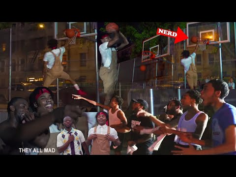 NERD Plays Basketball In The HOOD VS NY TRASH TALKERS 