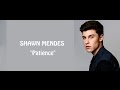 Shawn Mendes - Patience (lyrics)
