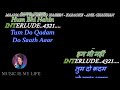 Mana Ho Tum Behad Haseen - Karaoke With Scrolling Lyrics Eng. & हिंदी