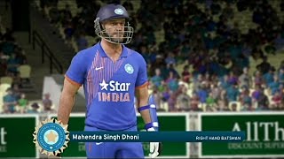 Don Bradman Cricket 17 India Vs England 2017 1st One Day (Msd is Back)