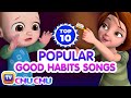 Yes Yes Go to School Song & More - Top 10 Good Habits Songs for Kids - ChuChu TV Nursery Rhymes