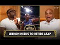Charles Barkley Wants LeBron James To Retire Soon So He's Not Michael Jordan On The Wizards