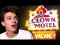 TRAPPED IN A HAUNTED CLOWN MOTEL FOR 24 HOURS!!