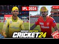 CSK vs PBKS - IPL 2024 I Cricket 24 Live - SinghGamingWorld