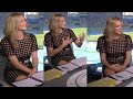 Gabby Logan Upskirt in Very Short Dress - BBC Commonwealth Games Coverage