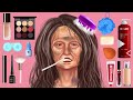 ASMR Homeless old woman transformation makeup animation #1 | 메이크업애니메이션