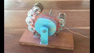 Experiment 10 DC motors combination , Very strong